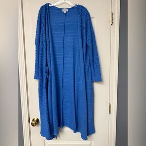 LuLaRoe Vibrant Blue Knit Cardigan